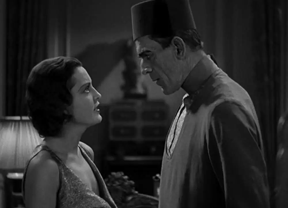 「ミイラ再生」ボリス・カーロフ & Zita Johannの画像