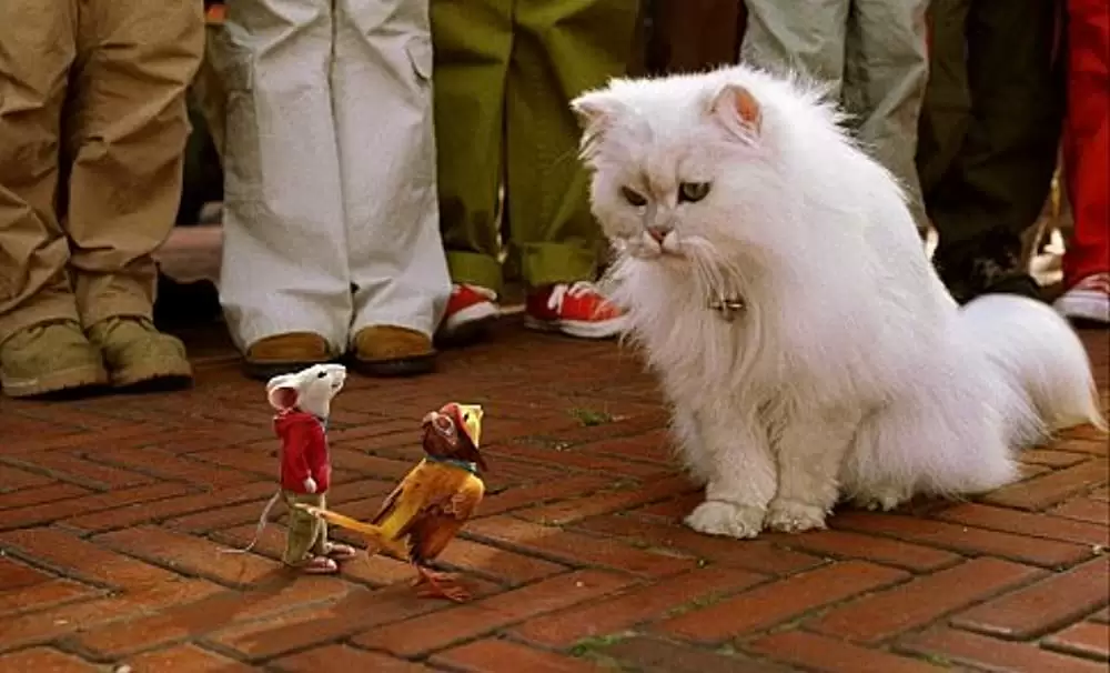 「スチュアート・リトル2」マイケル・J・フォックス & メラニー・グリフィス & ネイサン・レインの画像