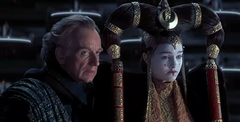 「スター・ウォーズ エピソード1／ファントム・メナス」ナタリー・ポートマン & イアン・マクダーミドの画像