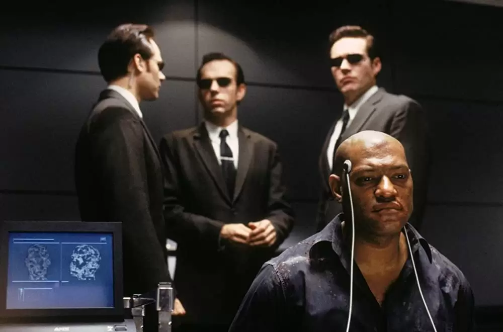 「マトリックス」ローレンス・フィッシュバーン & ポール・ゴダード & ロバート・テイラー & ヒューゴ・ウィービングの画像