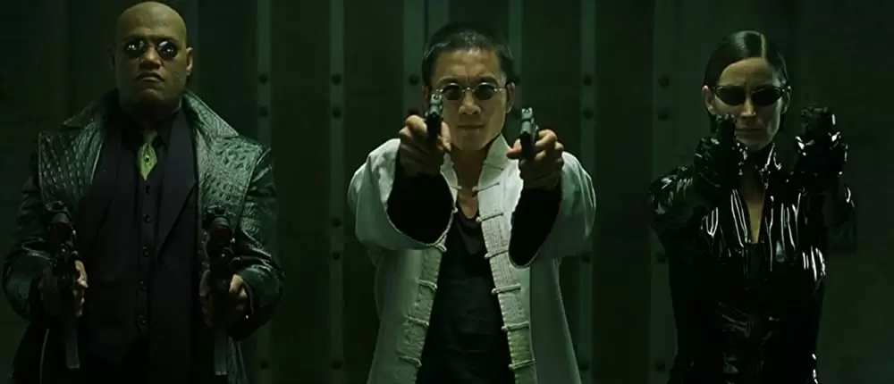 「マトリックス レボリューションズ」ローレンス・フィッシュバーン & キャリー＝アン・モス & コリン・チョウの画像
