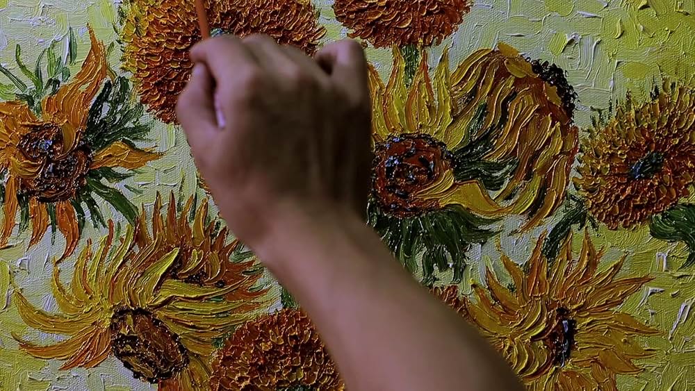 世界で一番ゴッホを描いた男の画像