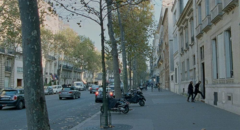 冬時間のパリの画像