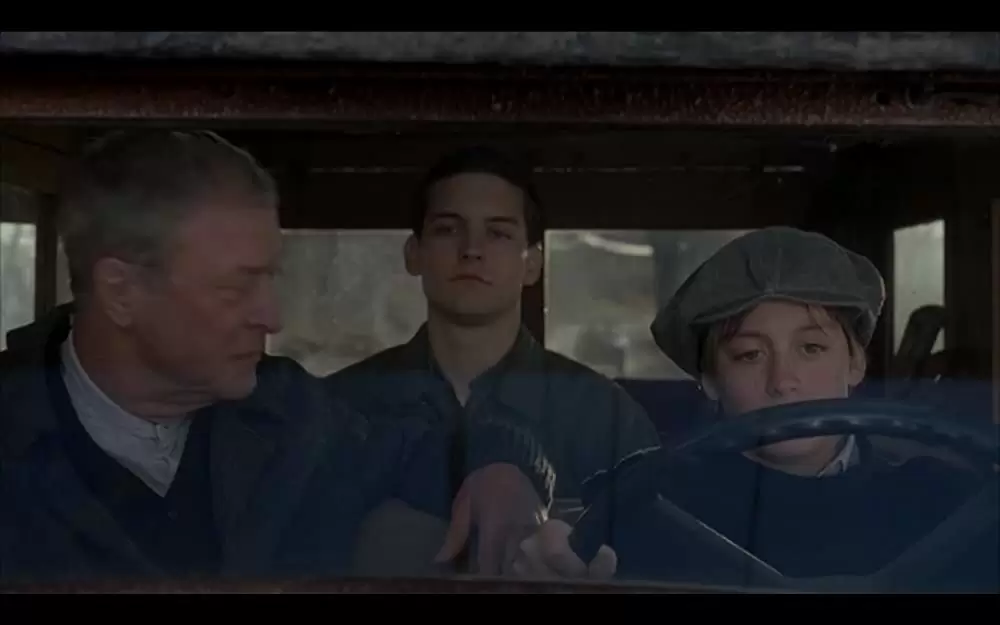 「サイダーハウス・ルール」マイケル・ケイン & キーラン・カルキン & トビー・マグワイアの画像