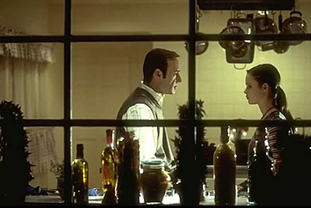 「アメリカン・ビューティー」ケビン・スペイシー & ソーラ・バーチの画像