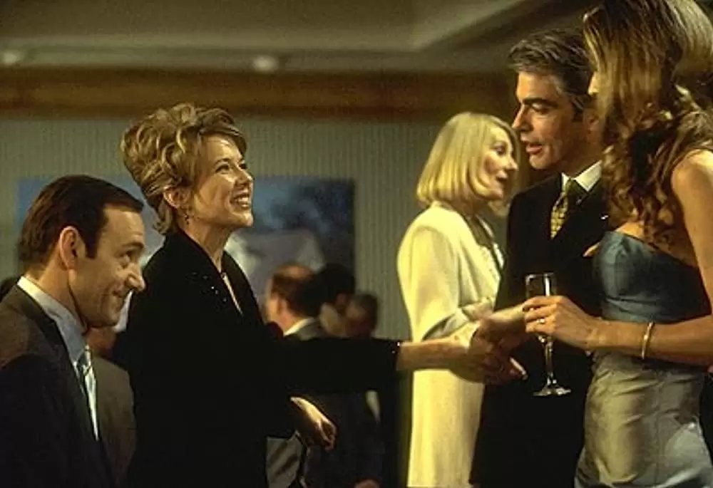 「アメリカン・ビューティー」ケビン・スペイシー & アネット・ベニング & ピーター・ギャラガー & アンバー・スミスの画像