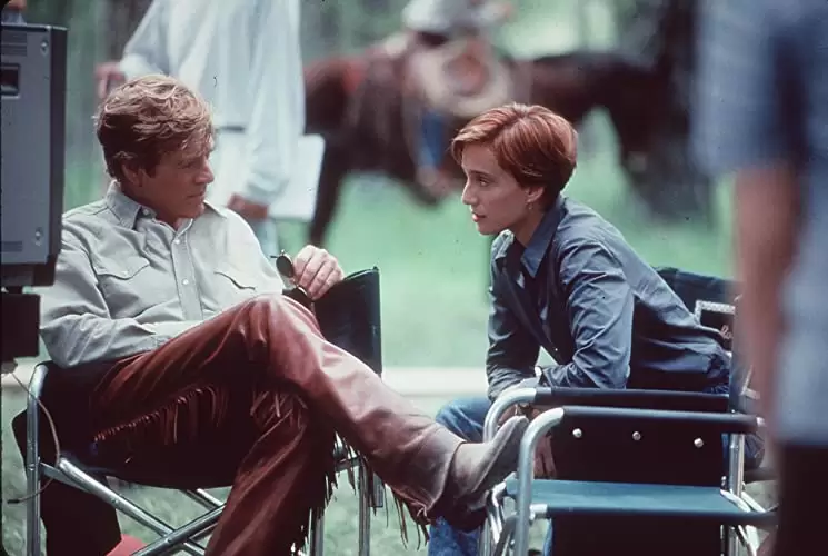 「モンタナの風に抱かれて」クリスティン・スコット・トーマス & ロバート・レッドフォードの画像