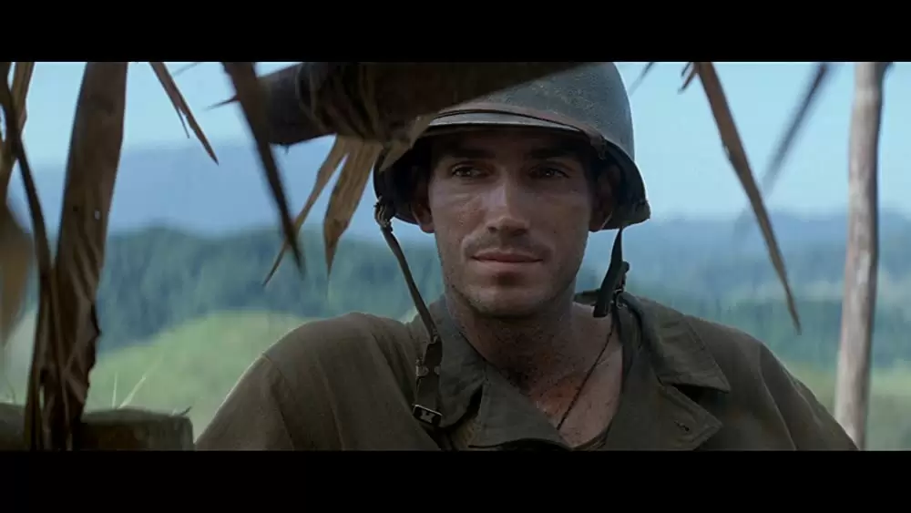 「シン・レッド・ライン」ジム・カビーゼルの画像