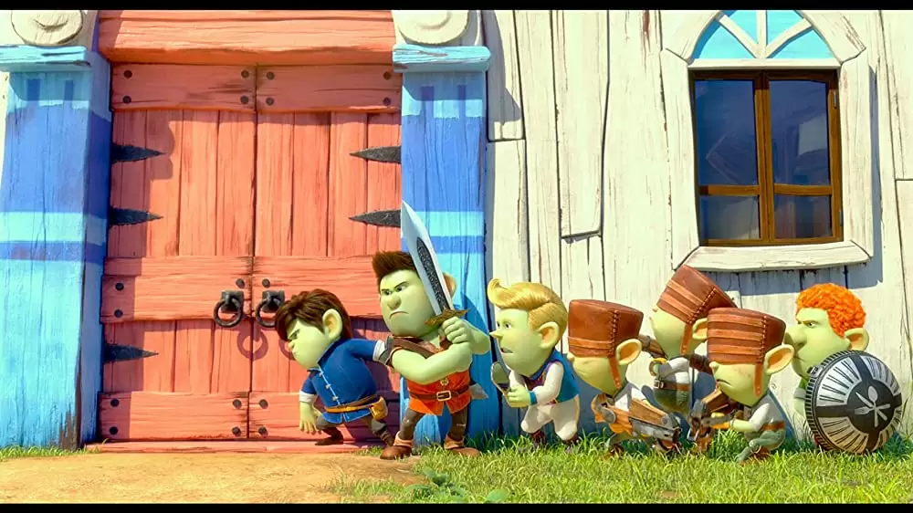 白雪姫の赤い靴と7人のこびとの画像