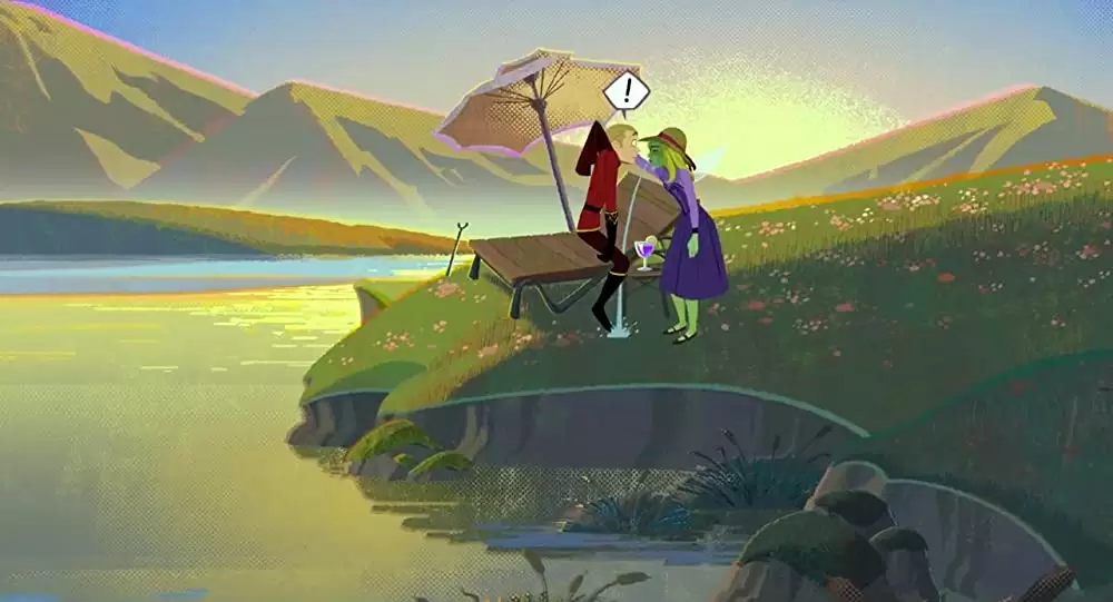 白雪姫の赤い靴と7人のこびとの画像