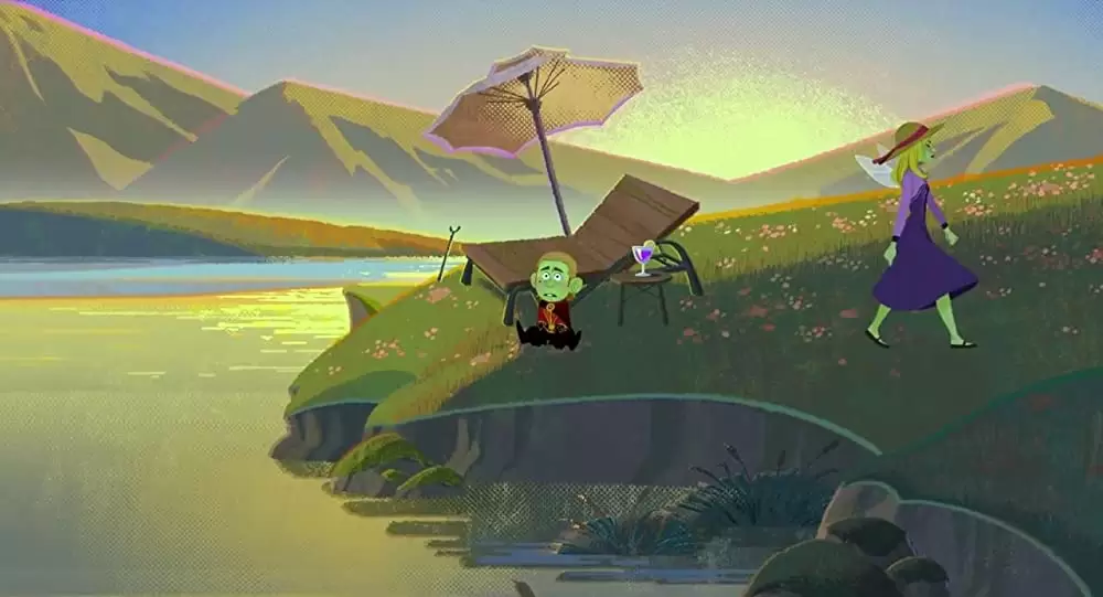 白雪姫の赤い靴と7人のこびとの画像