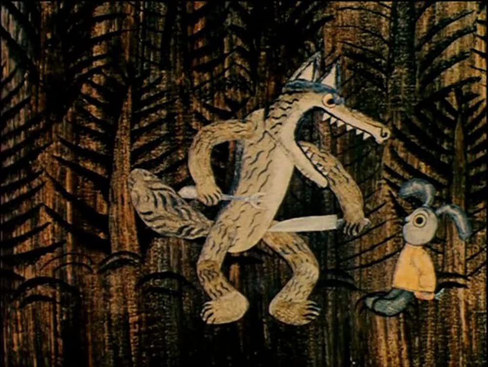 キツネとウサギの画像