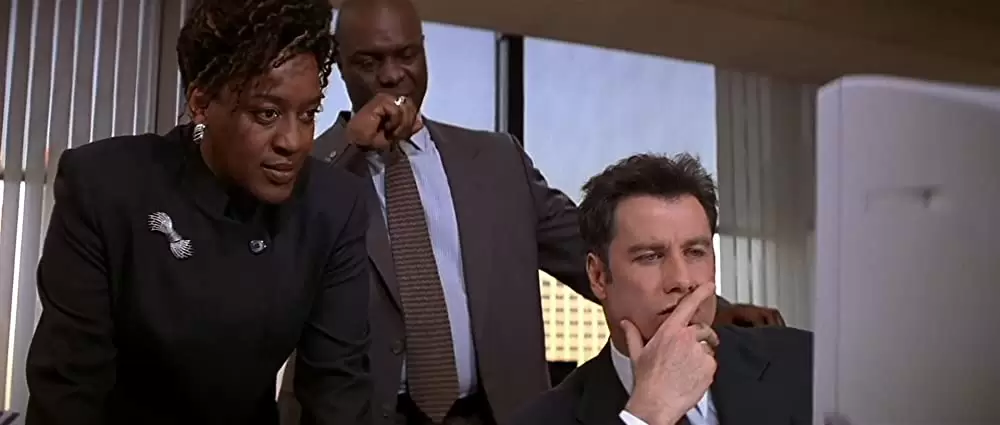 「フェイス／オフ」ジョン・トラボルタ & CCH・パウンダー & ロバート・ウィズダムの画像