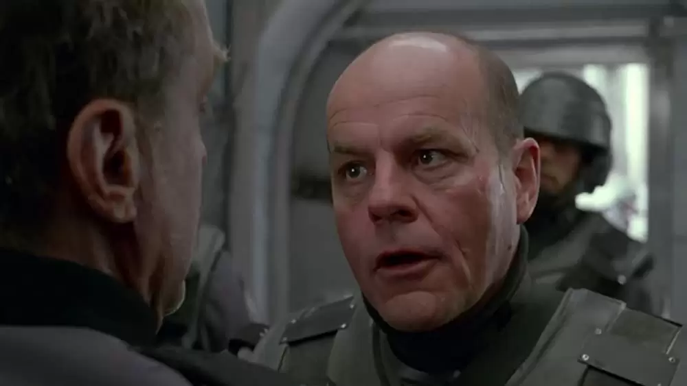 「スターシップ・トゥルーパーズ」マイケル・アイアンサイド & マーシャル・ベルの画像