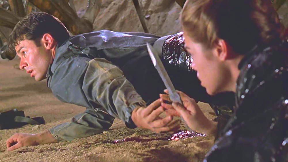 「スターシップ・トゥルーパーズ」デニース・リチャーズ & パトリック・マルドゥーンの画像