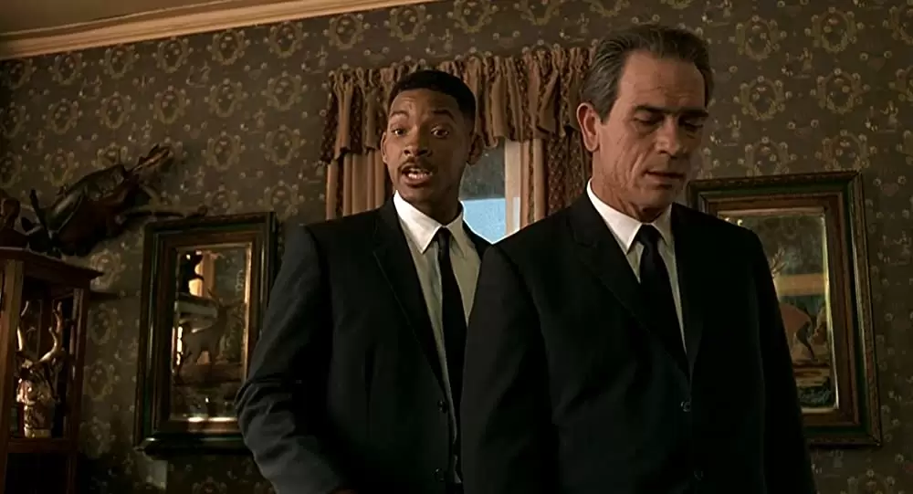 「メン・イン・ブラック」トミー・リー・ジョーンズ & ウィル・スミスの画像