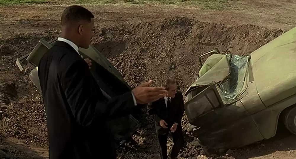 「メン・イン・ブラック」トミー・リー・ジョーンズ & ウィル・スミスの画像