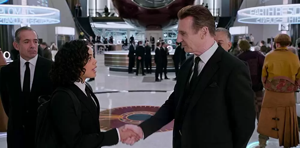 「メン・イン・ブラック：インターナショナル」リーアム・ニーソン & テッサ・トンプソンの画像