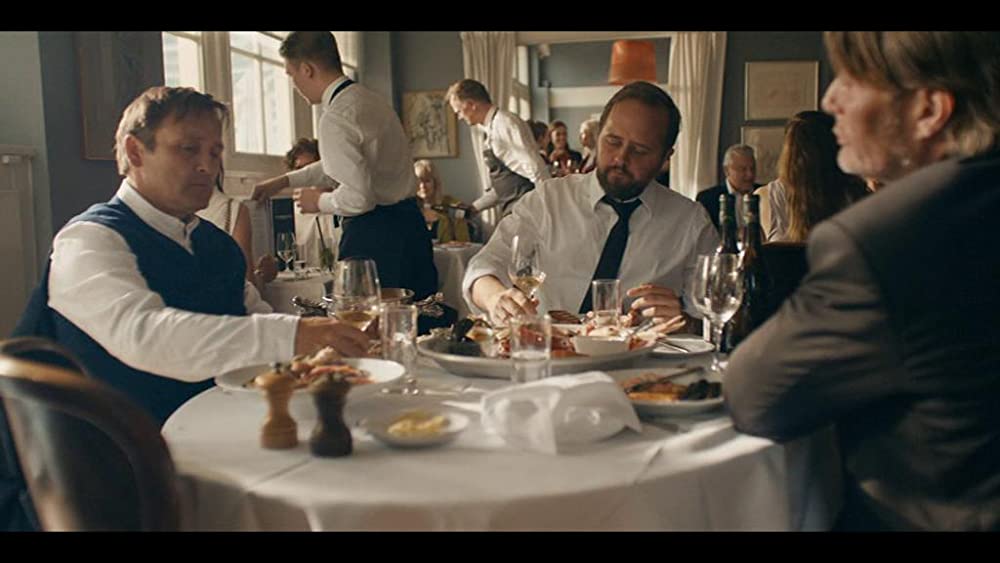 「アナザーラウンド」マッツ・ミケルセン & ラース・ランゼ & Magnus Millangの画像