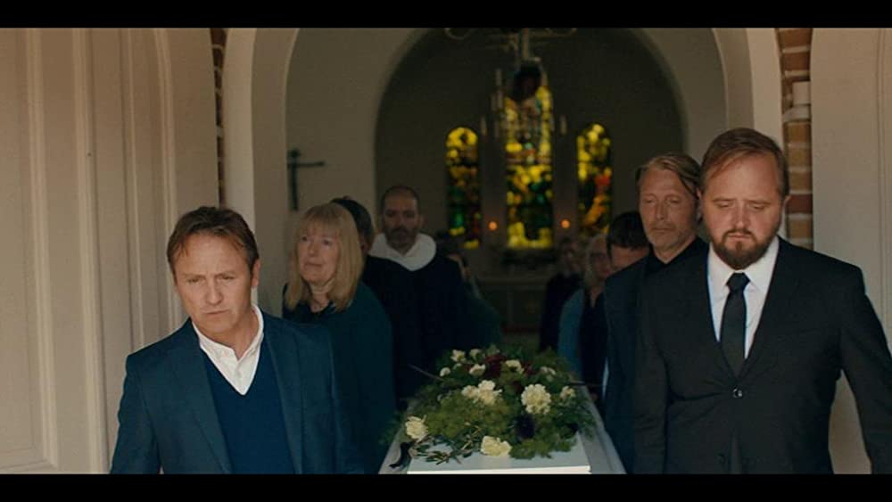 「アナザーラウンド」マッツ・ミケルセン & ラース・ランゼ & Magnus Millangの画像