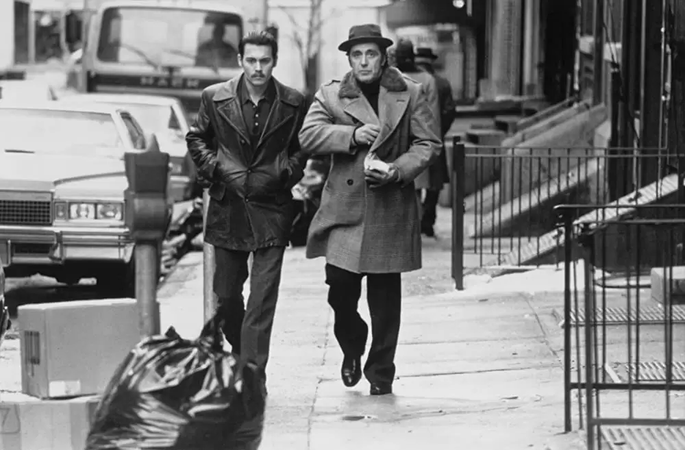 「フェイク」ジョニー・デップ & アル・パチーノの画像