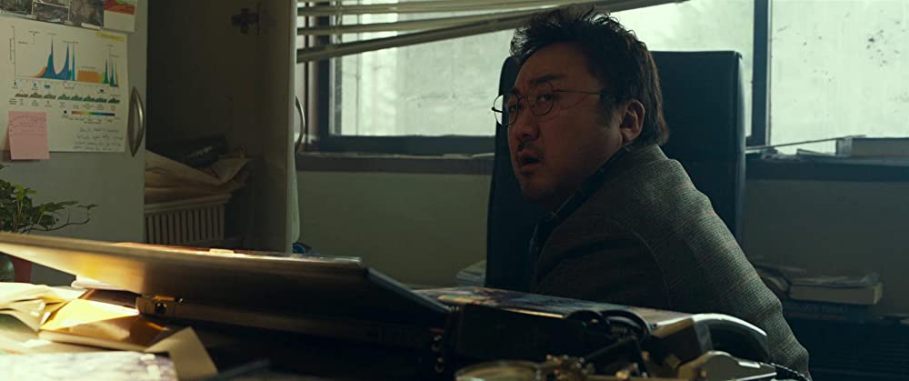 「白頭山大噴火」マ・ドンソクの画像