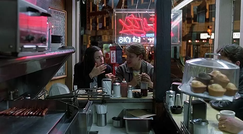 「グッド・ウィル・ハンティング／旅立ち」マット・デイモン & ミニー・ドライバーの画像