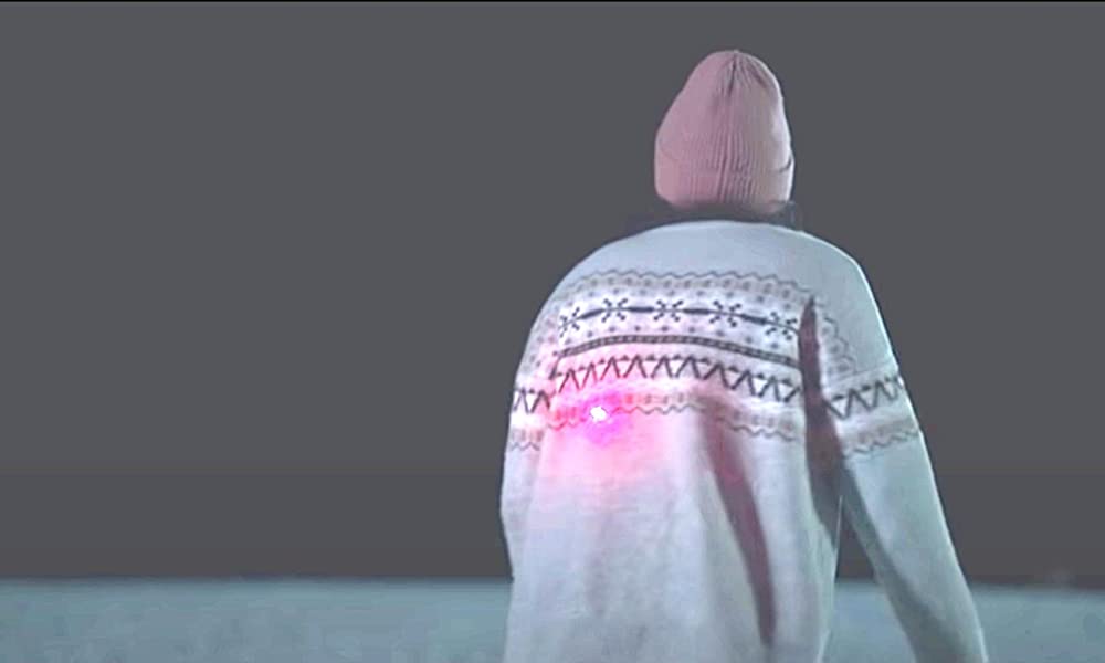 赤い光点の画像