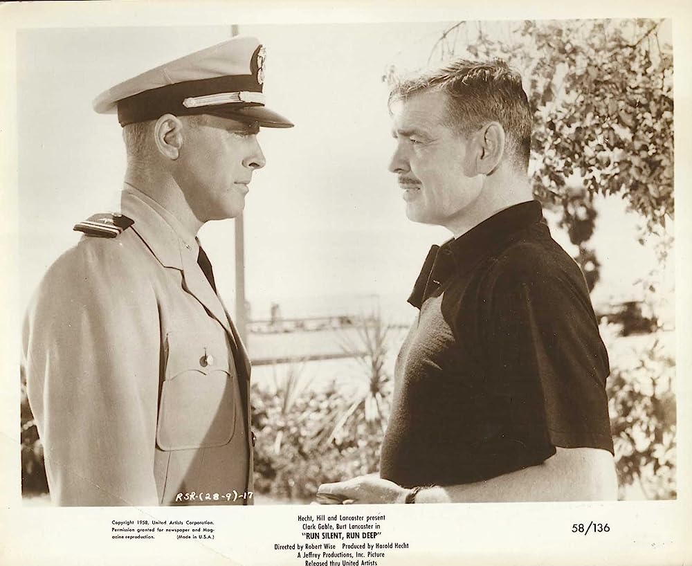 「深く静かに潜航せよ」クラーク・ゲーブル & バート・ランカスターの画像
