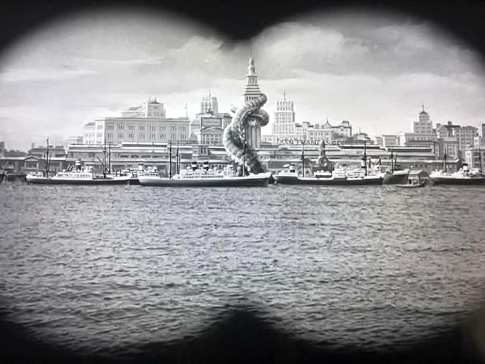 水爆と深海の怪物の画像