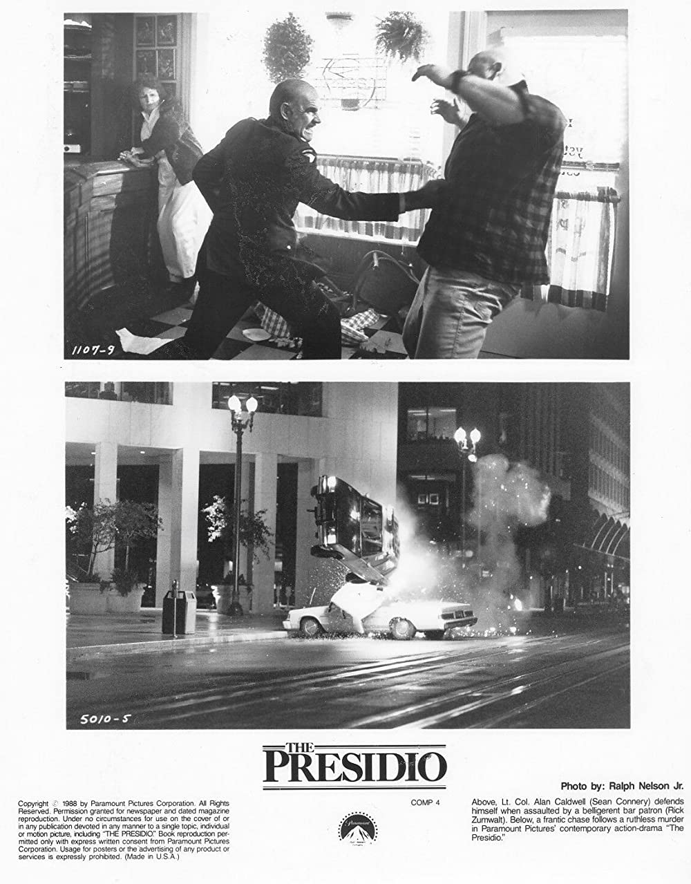 「プレシディオの男たち」ショーン・コネリー & Rick Zumwaltの画像