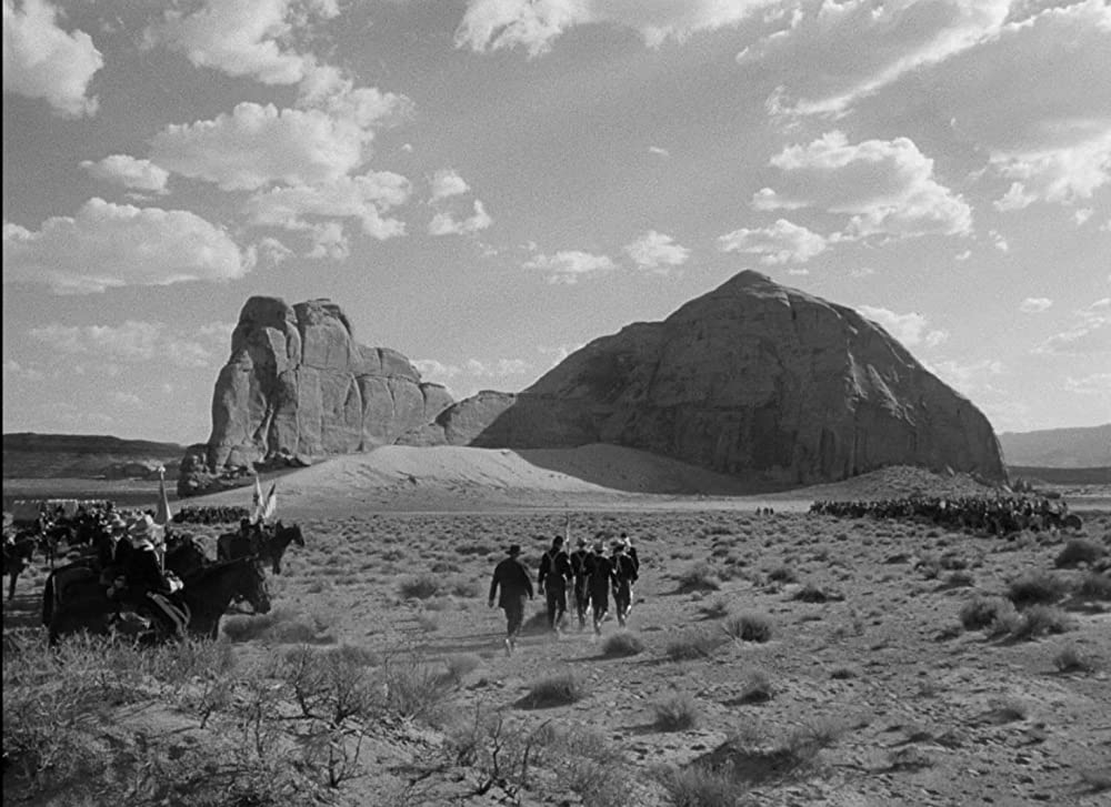 「アパッチ砦」ヘンリー・フォンダ & ジョン・ウェイン & ペドロ・アルメンダリス・Jr.の画像