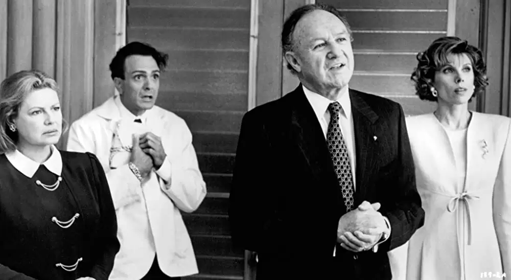 「バードケージ」ハンク・アザリア & ジーン・ハックマン & ダイアン・ウィースト & クリスティーン・バランスキーの画像