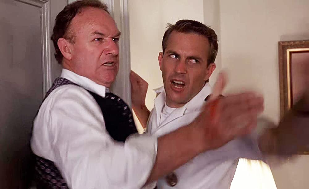 「追いつめられて」ケビン・コスナー & ジーン・ハックマンの画像