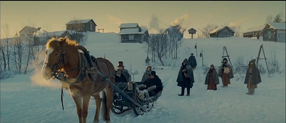 サンタクロースになった少年の画像