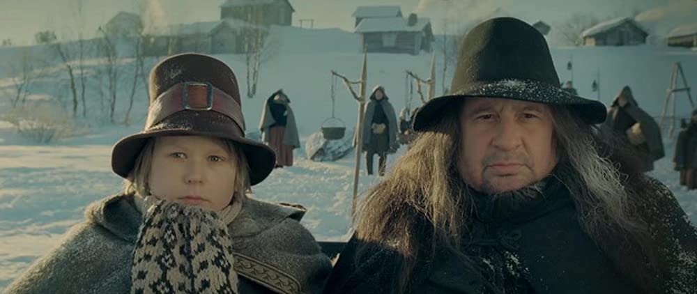 サンタクロースになった少年の画像