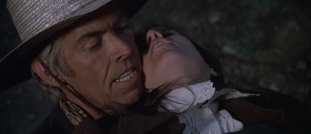 「大いなる決闘」ジェームズ・コバーン & バーバラ・ハーシーの画像