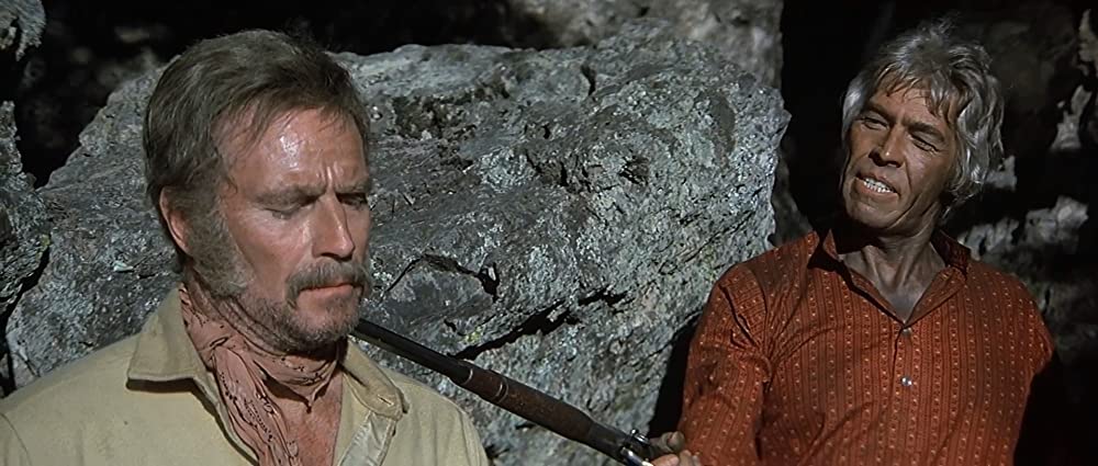 「大いなる決闘」チャールトン・ヘストン & ジェームズ・コバーンの画像