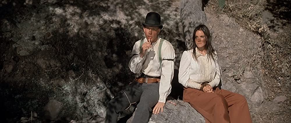 「大いなる決闘」バーバラ・ハーシー & ラリー・ウィルコックスの画像