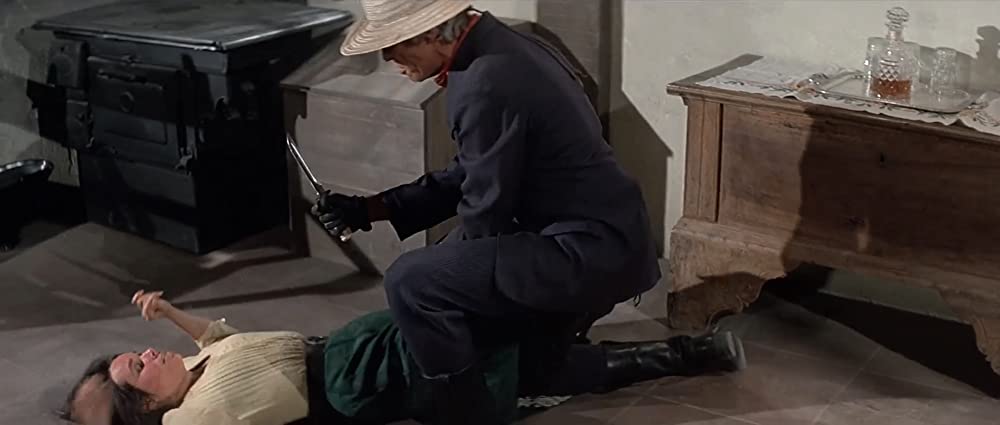 「大いなる決闘」ジェームズ・コバーン & バーバラ・ハーシーの画像