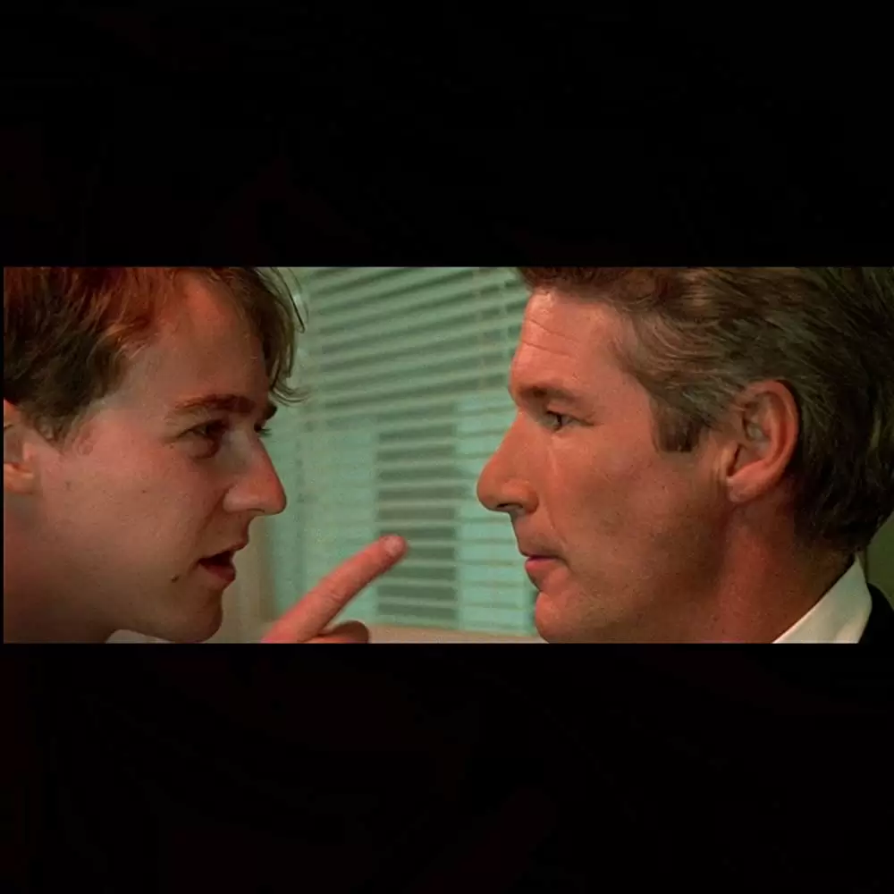 「真実の行方」リチャード・ギア & エドワード・ノートンの画像