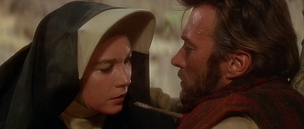 「真昼の死闘」クリント・イーストウッド & シャーリー・マクレーンの画像