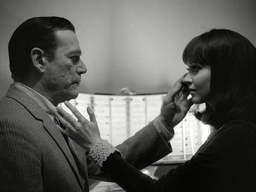 「アルファヴィル」エディ・コンスタンティーヌ & アンナ・カリーナの画像