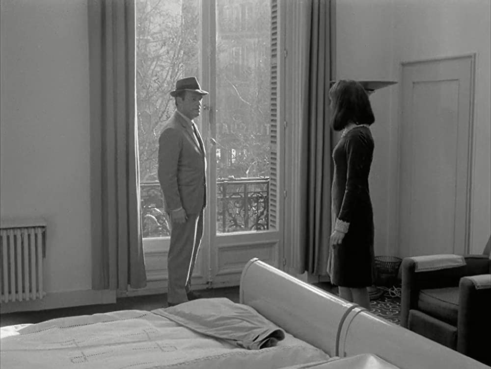 「アルファヴィル」エディ・コンスタンティーヌ & アンナ・カリーナの画像