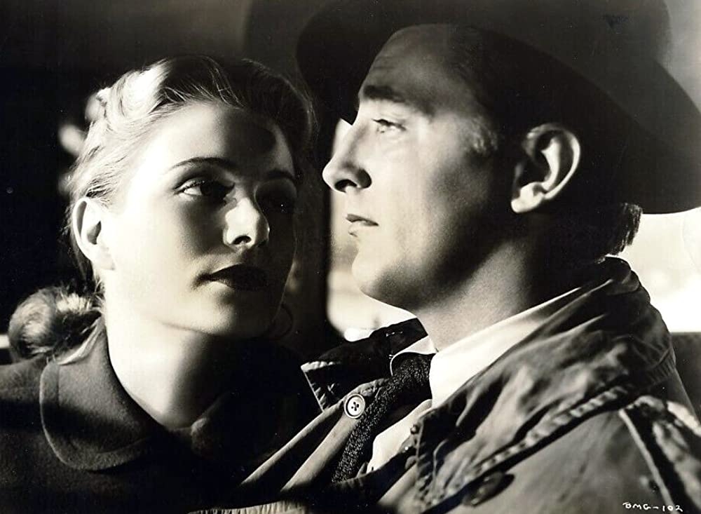 「過去を逃れて」ロバート・ミッチャム & バージニア・ヒューストンの画像