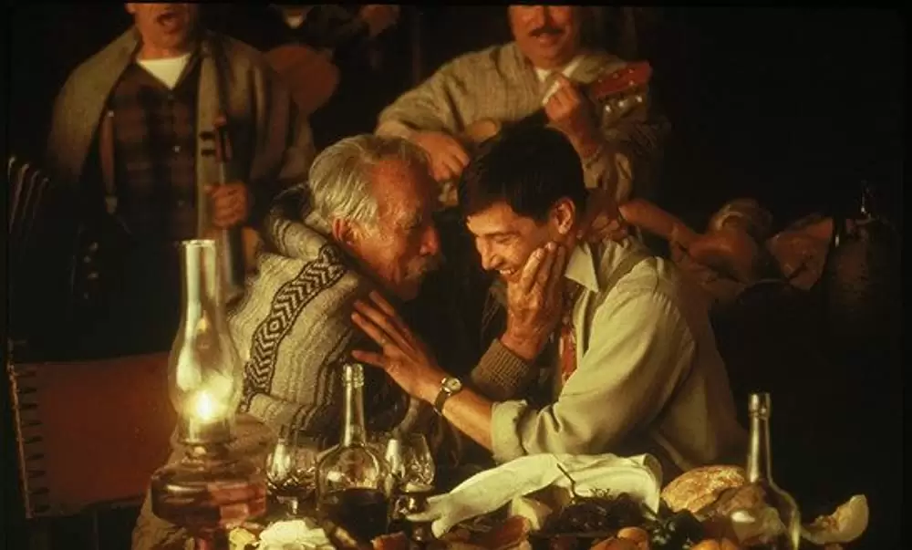 「雲の中で散歩」アンソニー・クイン & キアヌ・リーブスの画像