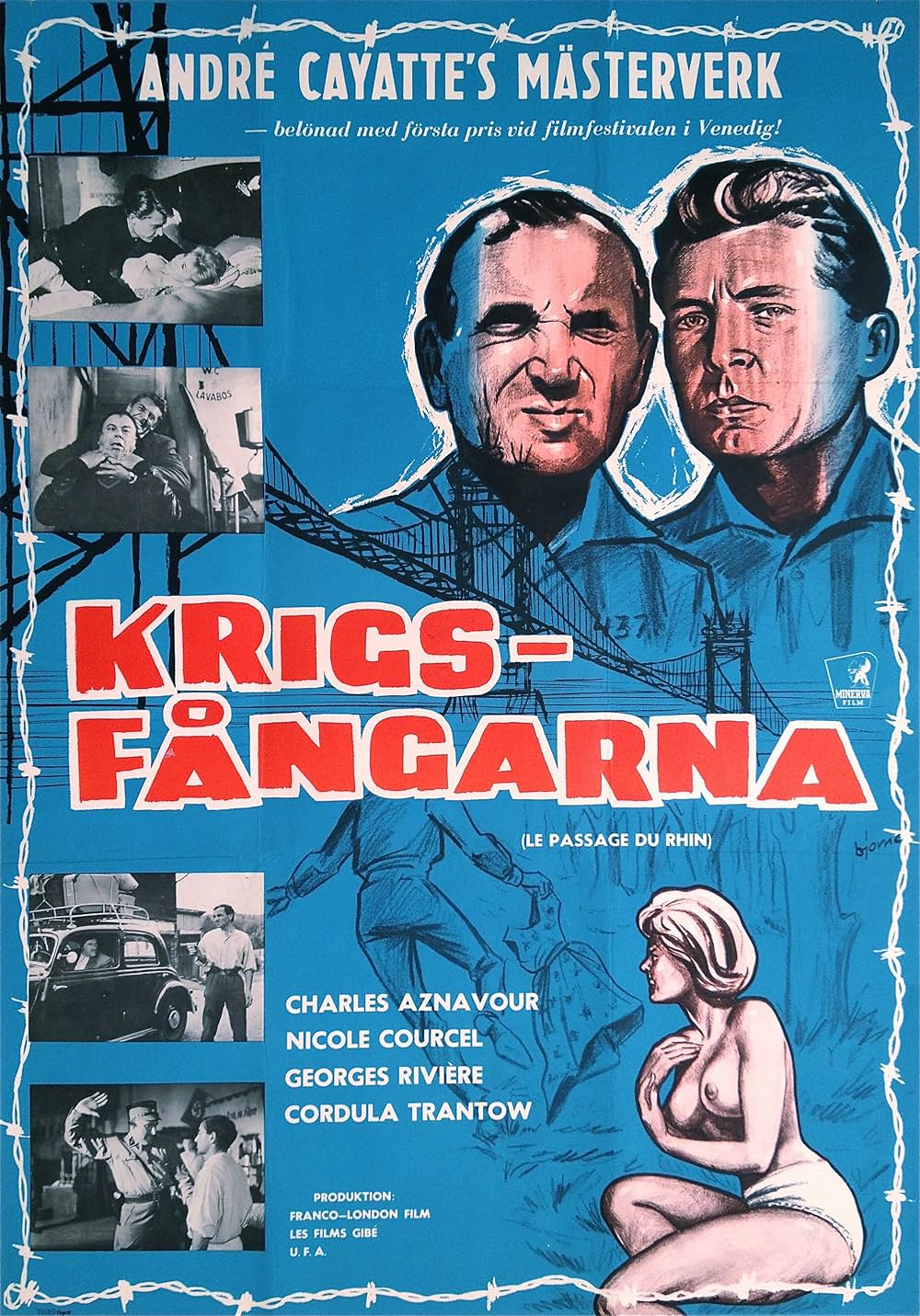 ラインの仮橋の画像