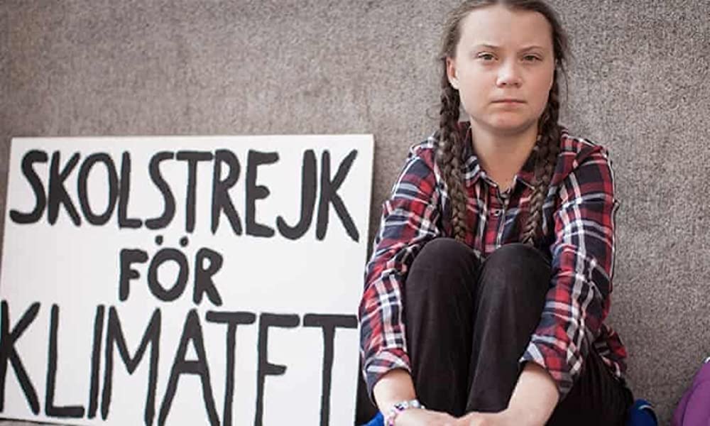 「グレタ ひとりぼっちの挑戦」Greta Thunbergの画像