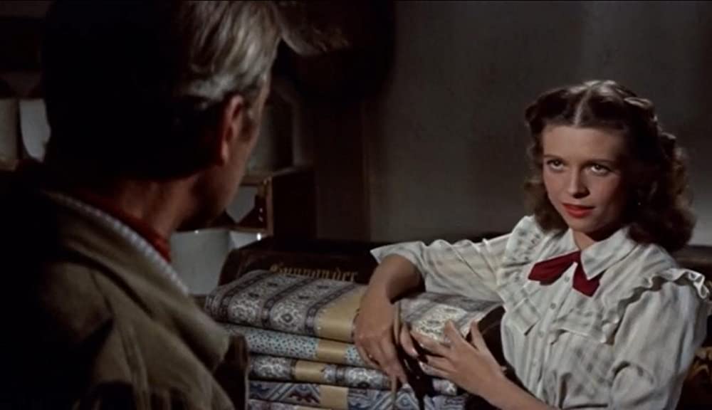 「ララミーから来た男」ジェームズ・スチュワート & キャシー・オドネルの画像