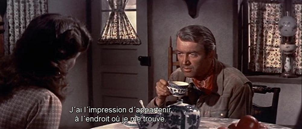 「ララミーから来た男」ジェームズ・スチュワート & キャシー・オドネルの画像